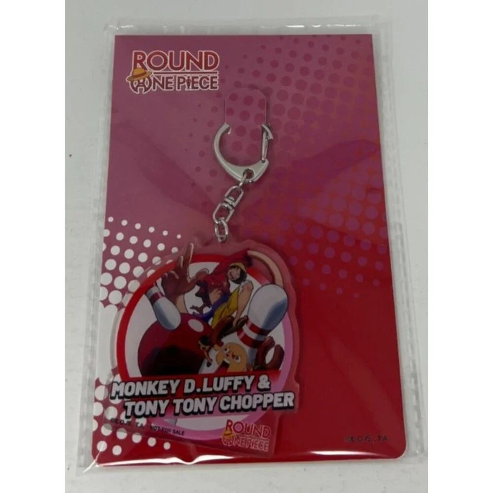 One Piece x Round1 Exclusive Monkey D Luffy Tony Tony Chopper Acrylic Keychain